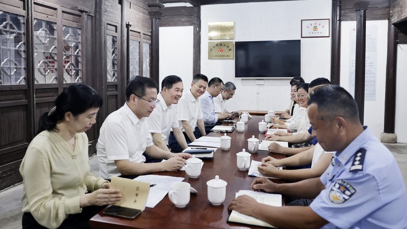 苏州市领导调研学习教育和党建引领基层治理工作