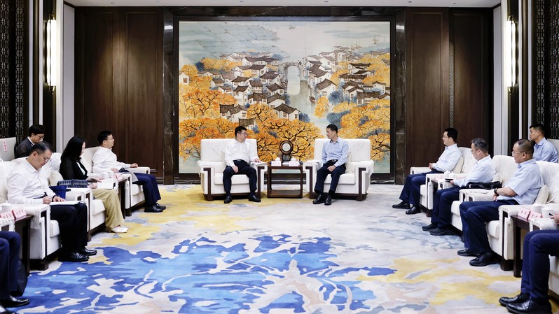 刘小涛吴庆文会见中国进出口银行董事长陈怀宇